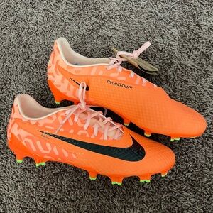 New Nike Phantom Gx II 2 Academy Fg/Wg Guava Ice Orange-Black Mens Size 8.5